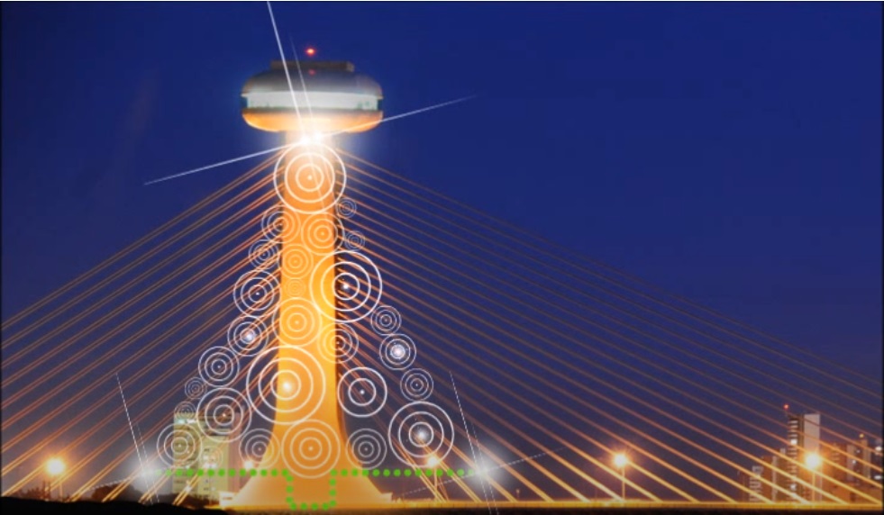 Ponte Estaiada- Iluminação de Dezembro-Teresina